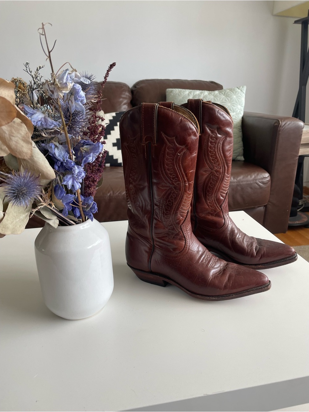 Authentic Boulet Canada Cowboy Boots Women’s 6.5
